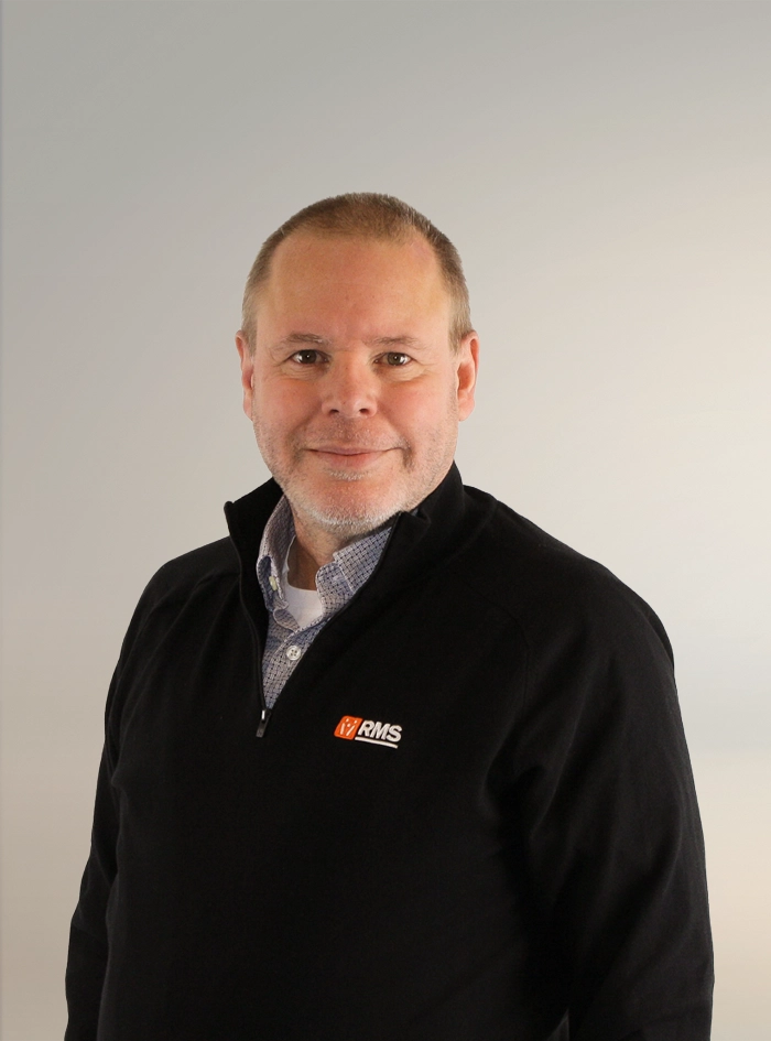 Håkan Trapp man i svart tröja.