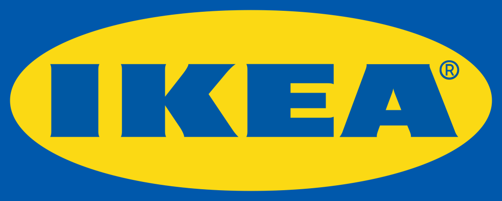 ikea ikea logotyp blått o gult